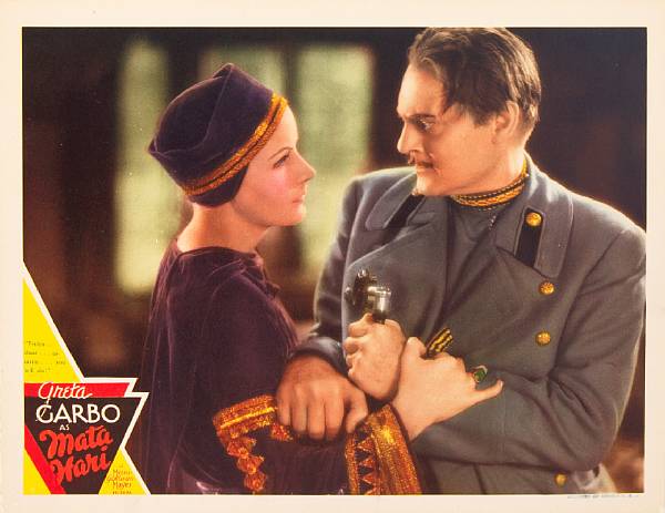 Appraisal: Mata Hari MGM lobby card condition A featuring an image