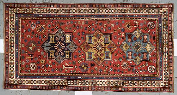 Appraisal: A Shirvan rug Caucasian first quarter th century size approximately