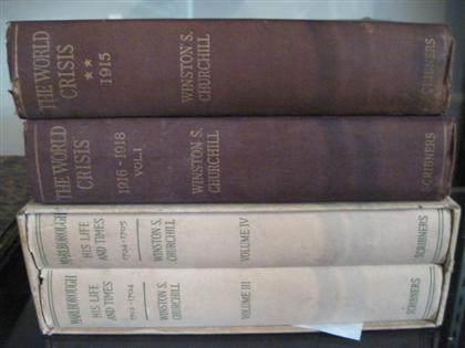 Appraisal: vols Churchill Winston Marlborough His Life Times N Y Scribners