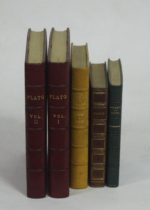 Appraisal: Horne H P The Bindings of Books London in yellow