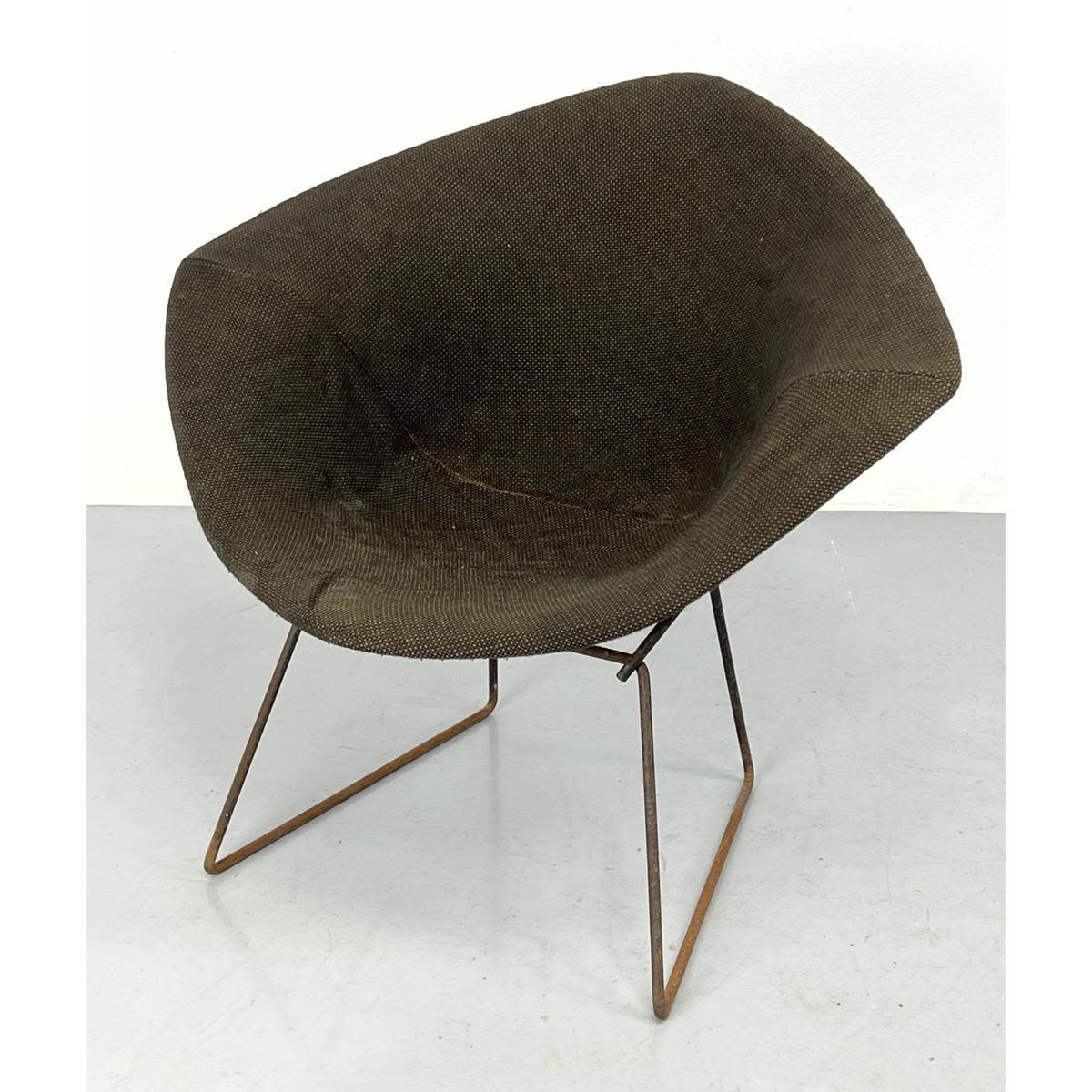 Appraisal: HARRY BERTOIA Diamond Wire Chair for KNOLL Original fabric Dimensions