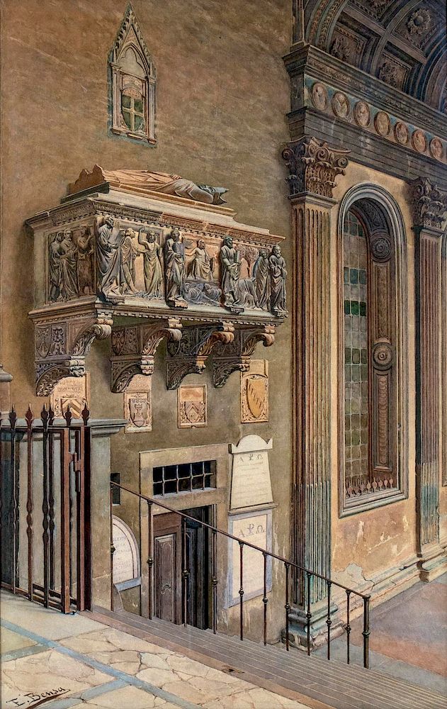 Appraisal: Ernesto Bensa Italian active - Santa Croce Florence Ernesto Bensa