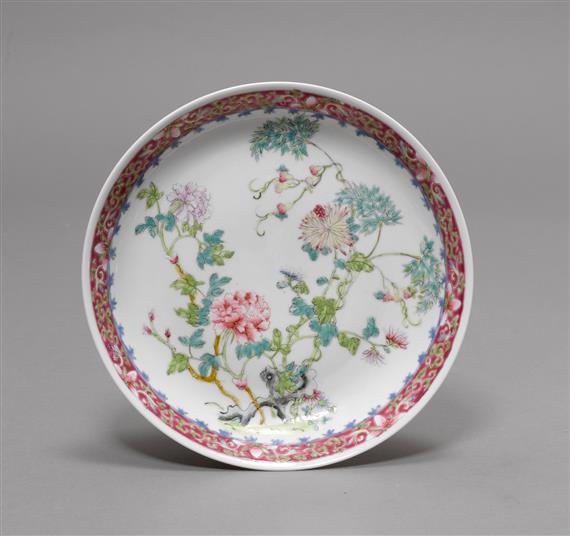 Appraisal: FAMILLE ROSE BOWL China Republic D cm In the well