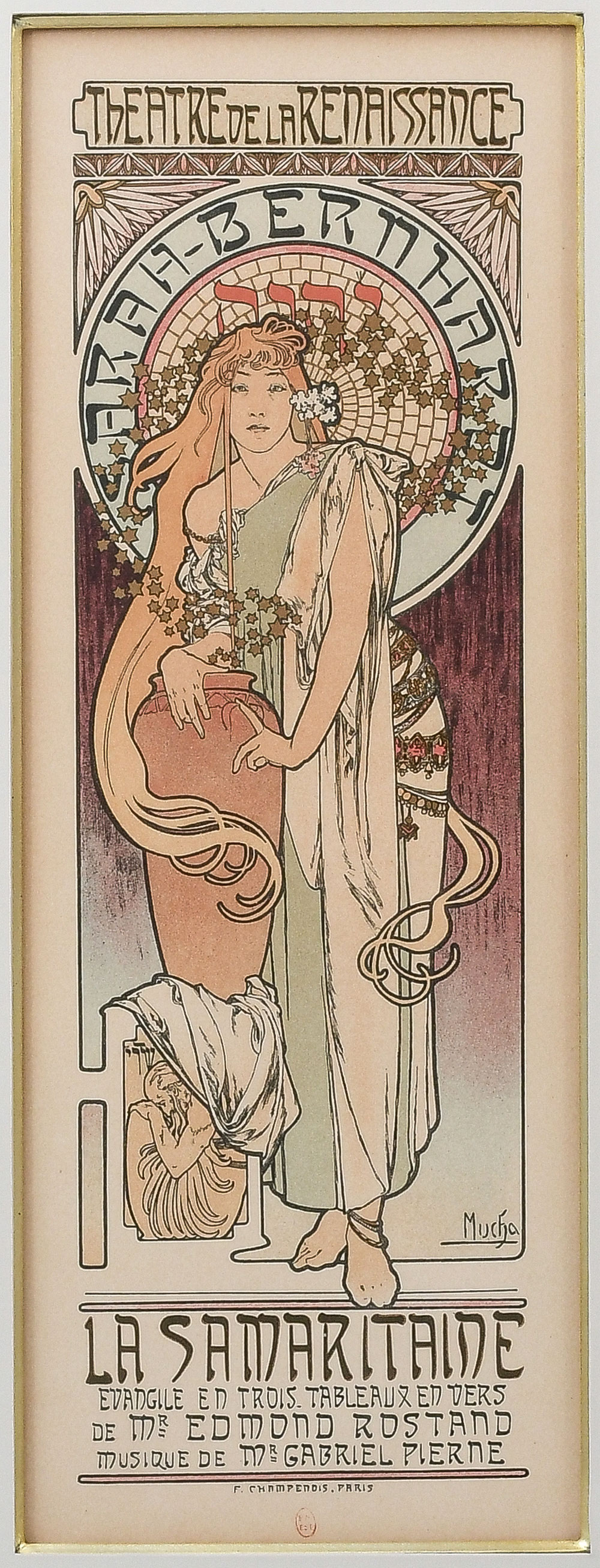 Appraisal: LES MAITRES DE L'AFFICHE LA SAMARITAINE MUCHA Alphonse Mucha for