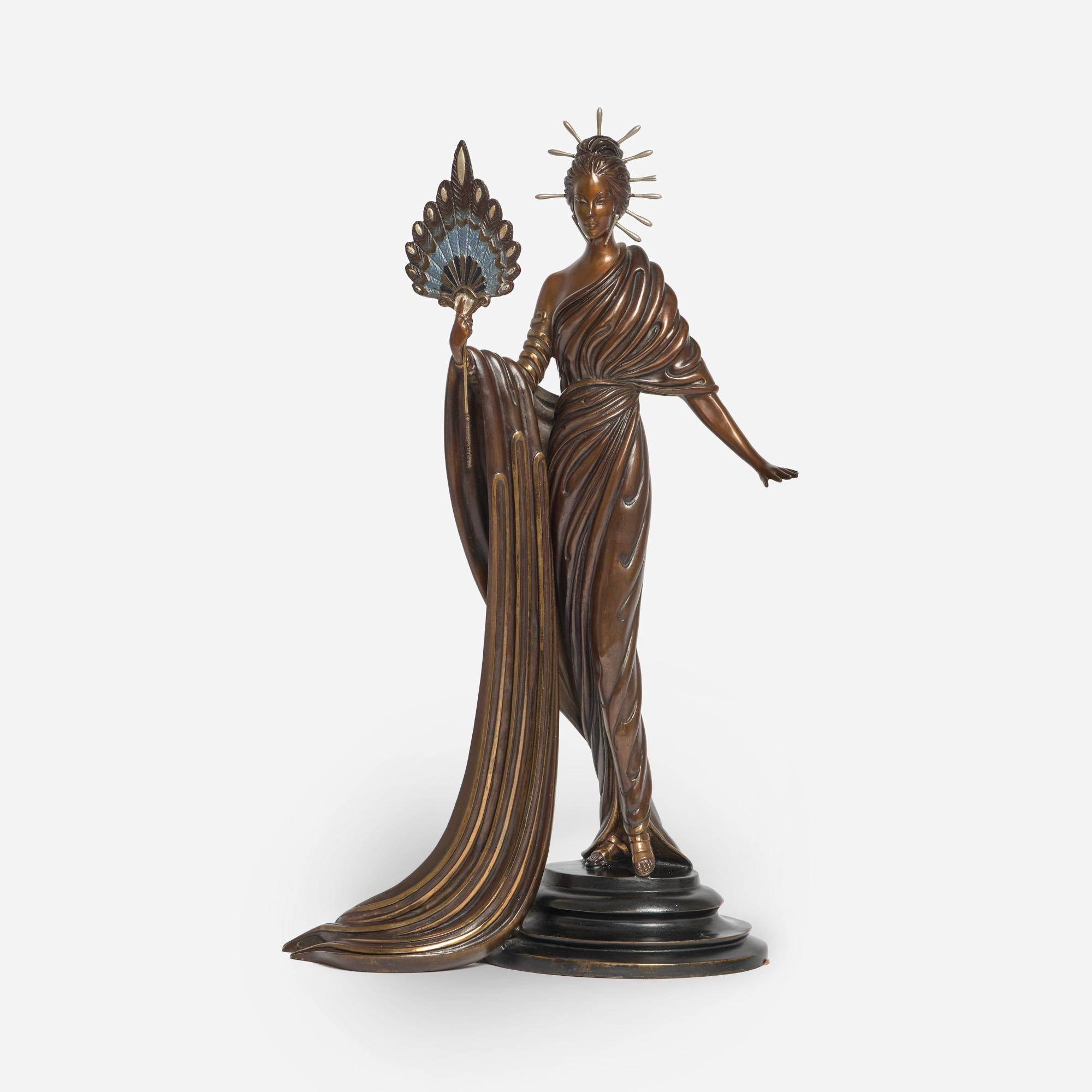 Appraisal: ERTE ROMAIN DE TIRTOFF APHRODITE BRONZE Ert Romain de Tirtoff