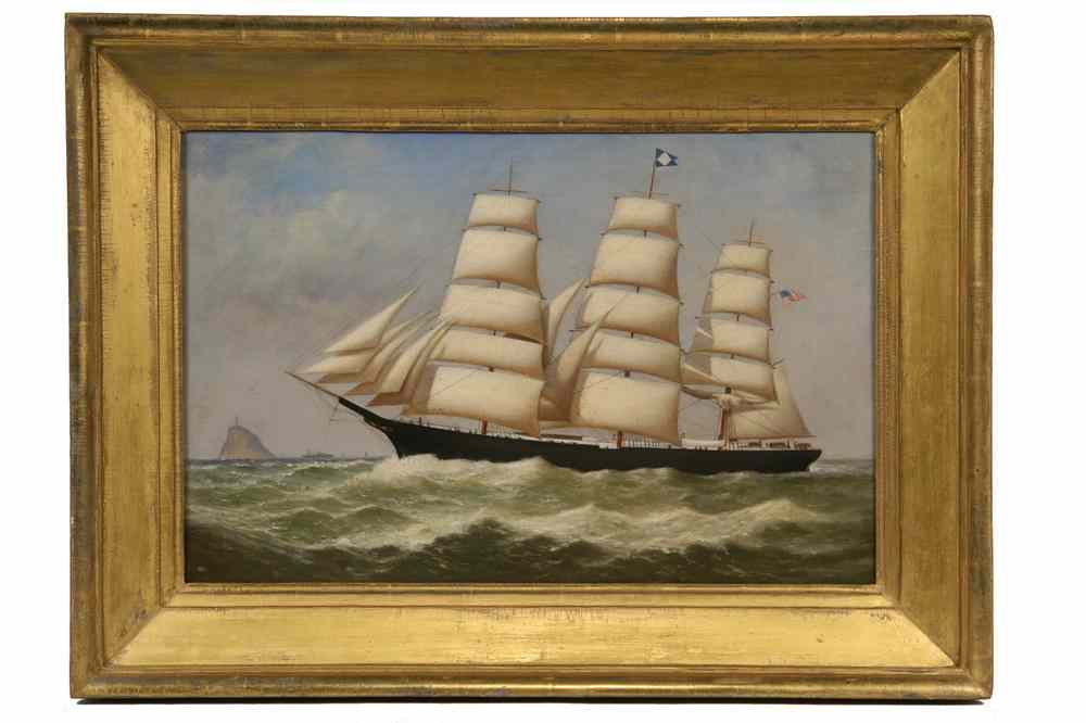 Appraisal: OOC - Ship's Portrait of Clipper 'Young America' unsigned ca