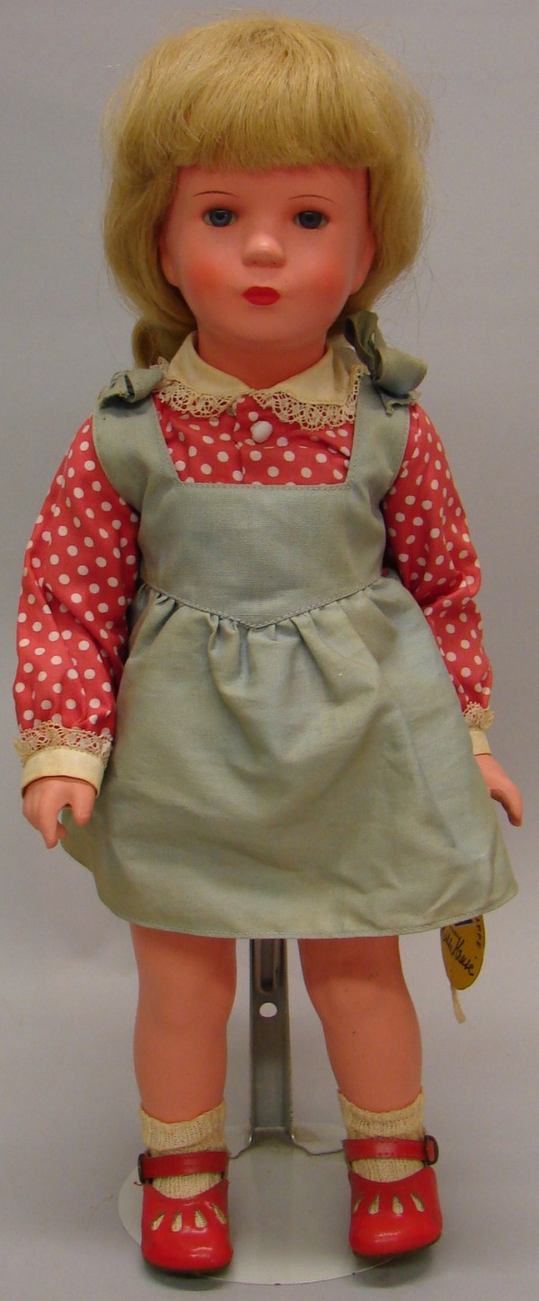 Appraisal: - Tagged all hard plastic celluloid doll with Turtle Mark