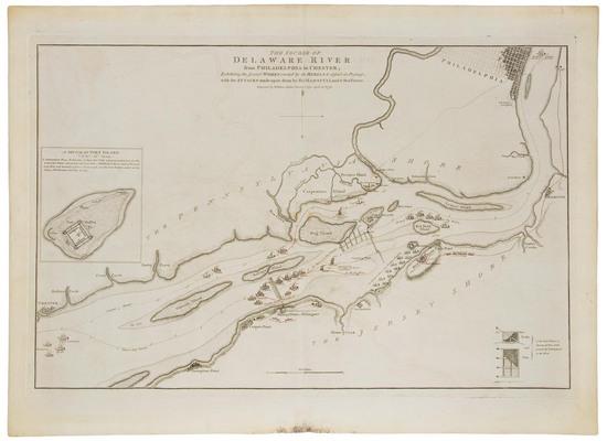 Appraisal: FADEN William The Course of Delaware River from Philadelphia to