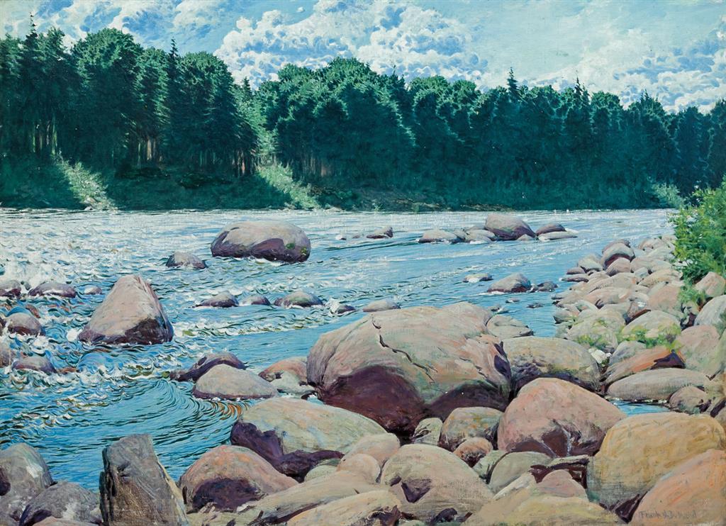 Appraisal: FRANK VINCENT DUMOND American - Rogue River Oregon oil on