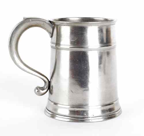 Appraisal: New York pewter mug ca bearing the touch of Frederick