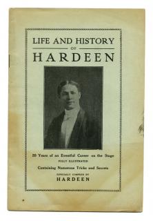 Appraisal: Hardeen Theodore Weiss Life and History of Hardeen a Postcard