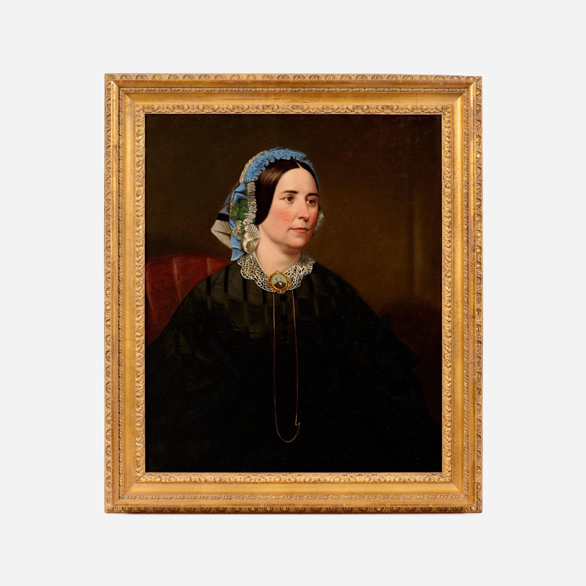 Appraisal: FINE OIL PORTRAIT OF A VICTORIAN WOMAN DATED A very