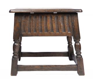 Appraisal: English Oak Joint Stool thc British School With rectangular top