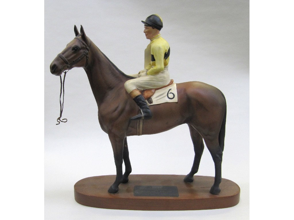 Appraisal: Beswick figure 'Arkle' with Pat Taaffe up from the Connoisseur