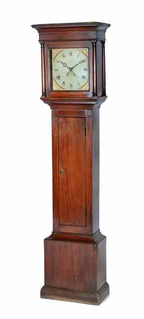 Appraisal: AN EARLY TH CENTURY MAHOGANY THIRTY HOUR LONGCASE CLOCK having