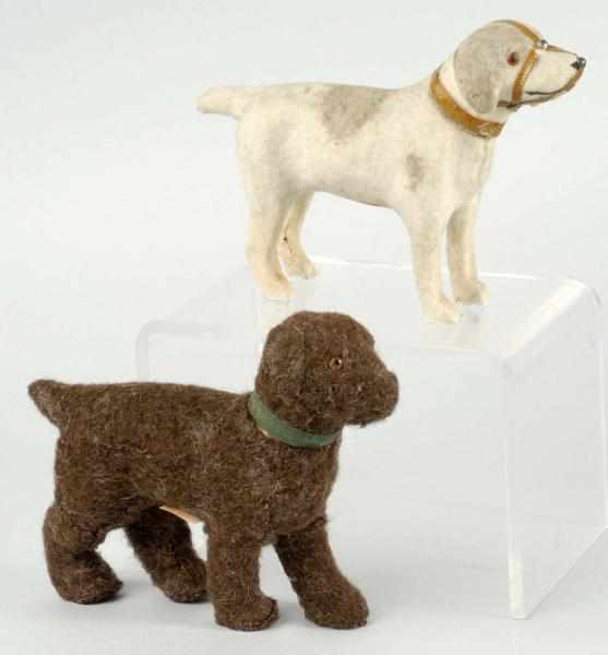 Appraisal: Lot of Dog Candy Containers Description Includes one with muzzle