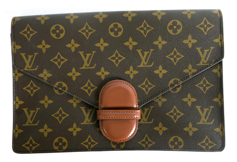 Appraisal: LOUIS VUITTON VINTAGE MONOGRAM RANELAGH CLUTCHExtremely rare and hard to