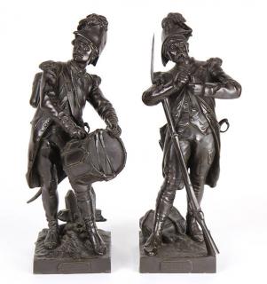 Appraisal: Sculptures Etienne Henri Dumaige lot of Etienne-Henri Dumaige French -