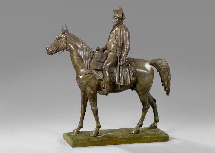 Appraisal: Marie-Louis Morise French - Emperor Napoleon I Astride his Horse