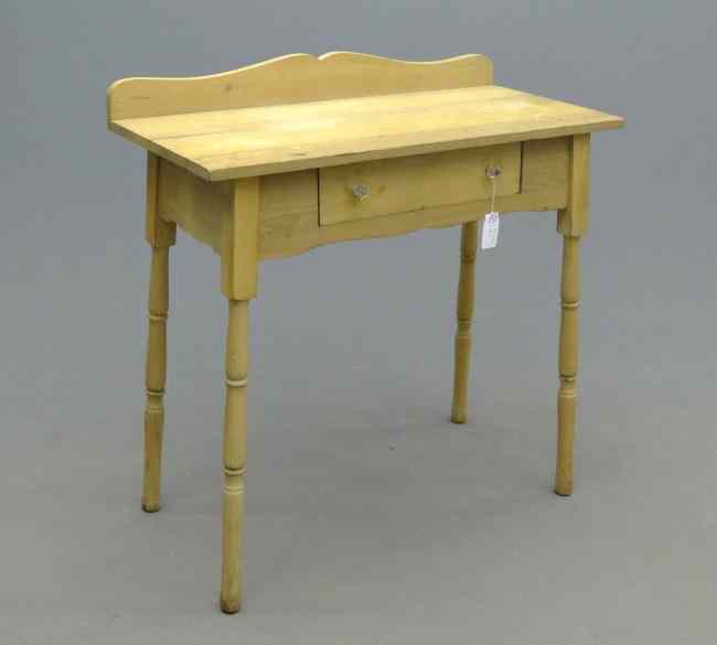 Appraisal: Pine single drawer stand Top '' x '' '' Ht