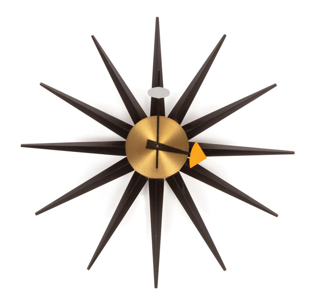 Appraisal: George Nelson for Howard Miller Spike Wall Clock s electric