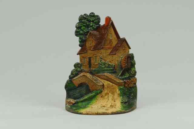 Appraisal: WATERMILL HOUSE DOORSTOP Copy AM Greenblatt Studios Boston depicts magnificent