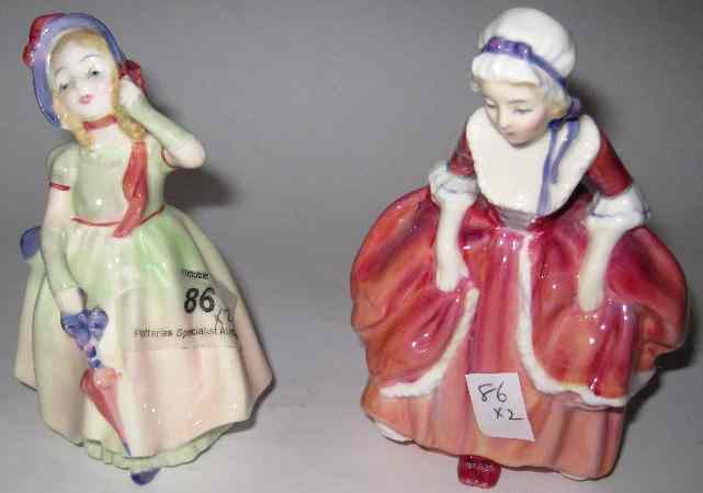 Appraisal: Royal Doulton Figures Goody Two Shoes HN Babie HN