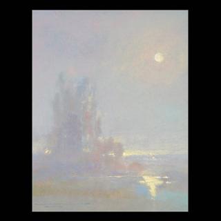 Appraisal: Michael Cowles Pastel Tulefog Solitude Rio Vista Sacramento Length inches