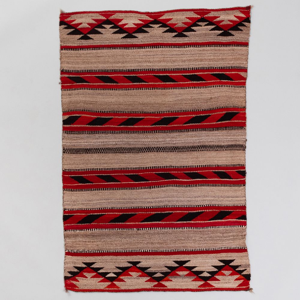 Appraisal: Navajo Wool Textile ft in x in Condition In good