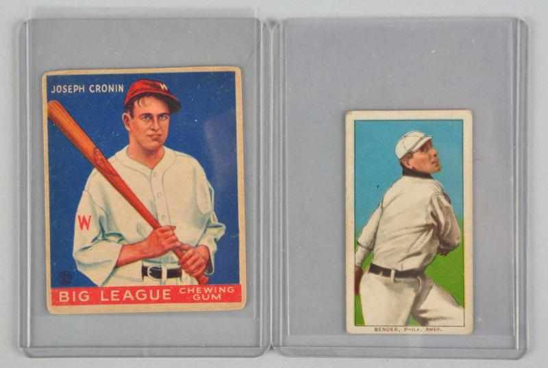 Appraisal: Lot of Early T- Goudey Baseball Cards Description Includes one