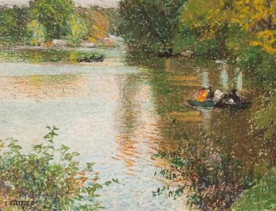 Appraisal: Edward Henry Potthast American - ''Row Boats in Central Park''