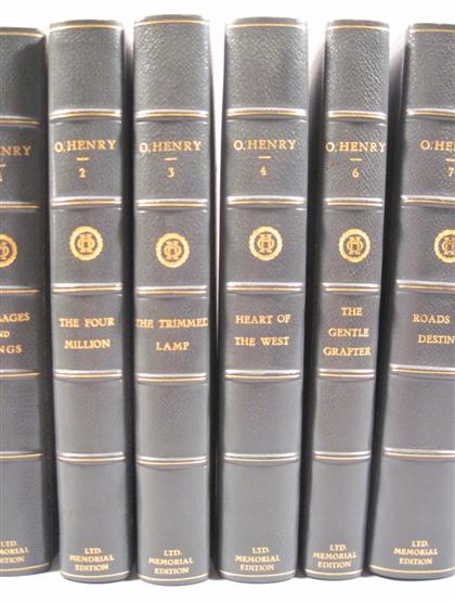 Appraisal: vols Henry O Porter Sidney The Complete Writings Garden City