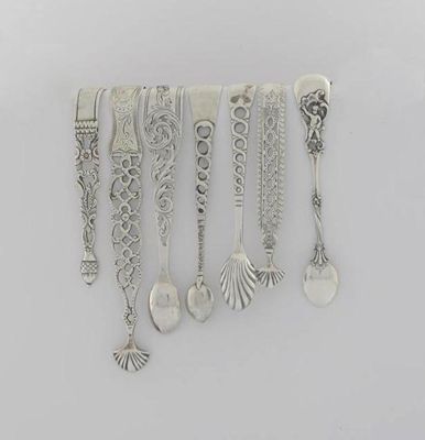 Appraisal: Seven various late Victorian pairs with pierced arms oz