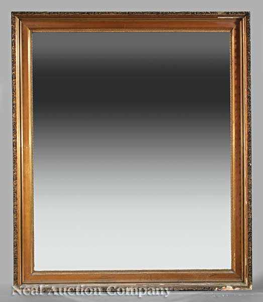 Appraisal: An American Carved and Gilded Mirror c possibly Uter New