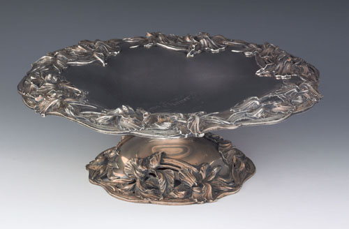 Appraisal: Art Nouveau sterling silver footed bowl inscribed John Adams Thayer