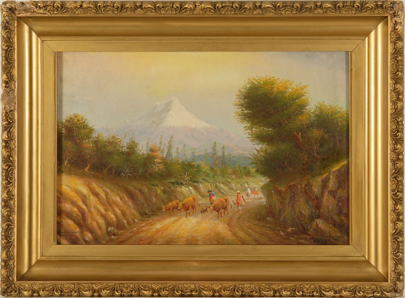 Appraisal: OSWALDO MONCAYOEcuador - Carihuairazo Ecuador Signed lower right O Moncayo