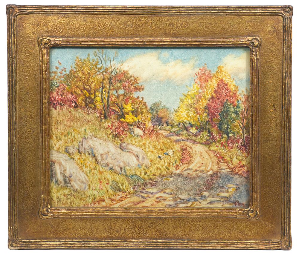 Appraisal: ELLIOT TORREY OIL ON BOARD IN GILT WOOD FRAMEElliot Torrey