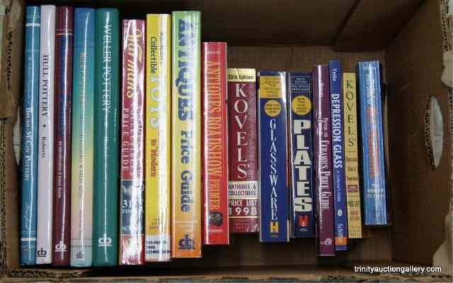 Appraisal: Box of Collectible Reference Books Price GuidesIncludes different reference books