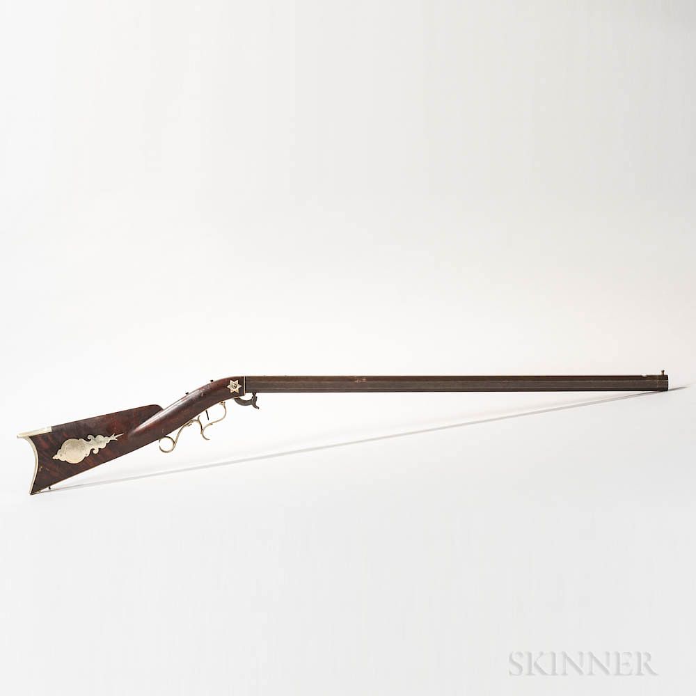 Appraisal: Underhammer Target Rifle Attributed to David Hall Hilliard Cornish New