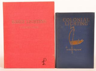 Appraisal: vols Books on Colonial Lighting Hayward Colonial Lighting Boston Brimmer