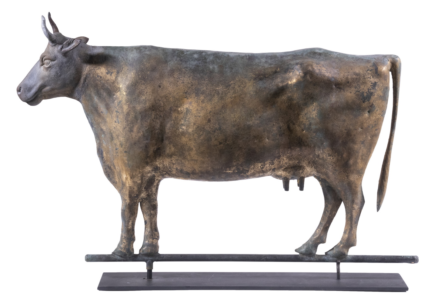 Appraisal: FULL-BODIED 'JERSEY COW' WEATHERVANE ATTRIBUTED TO L W CUSHING SON