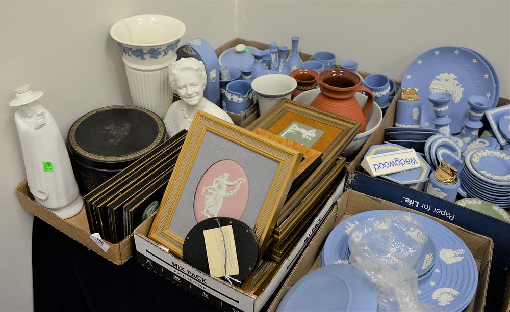 Appraisal: Four Tray Lots of Assorted Groups of Wedgwood to include