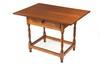 Appraisal: TAVERN TABLE - th c single drawer tavern table Breadboard