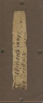 Appraisal: Fragment of a Document on Papyrus A fragment of a