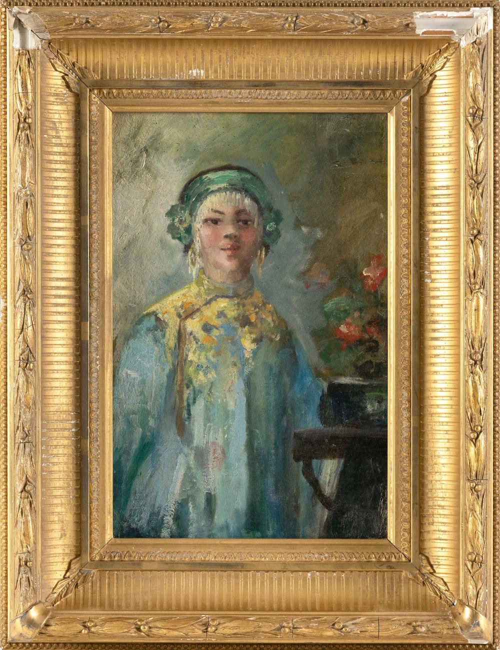 Appraisal: ATTRIBUTED TO THEODORE WORES CALIFORNIA HAWAII - PORTRAIT OF A