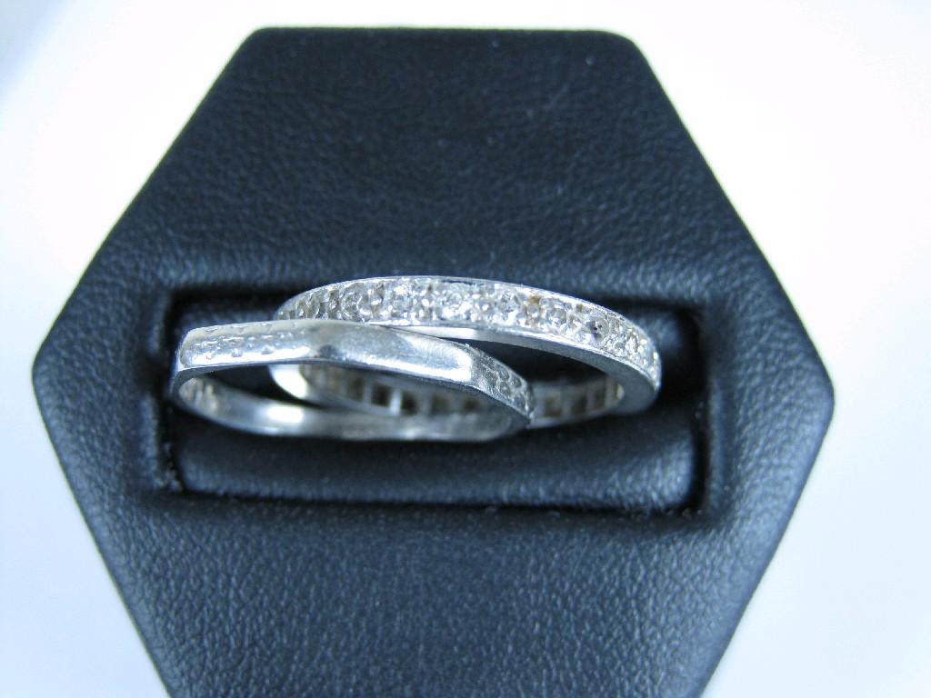 Appraisal: A Diamond Eternity Ring the brilliant-cut stones pav -set and