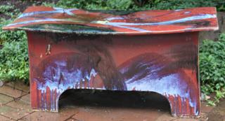 Appraisal: Eric O'Leary American th c Outdoor Bench Tariki Chan Glazed