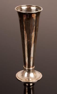 Appraisal: An Arts Crafts silver bud vase Guild of Handicraft London