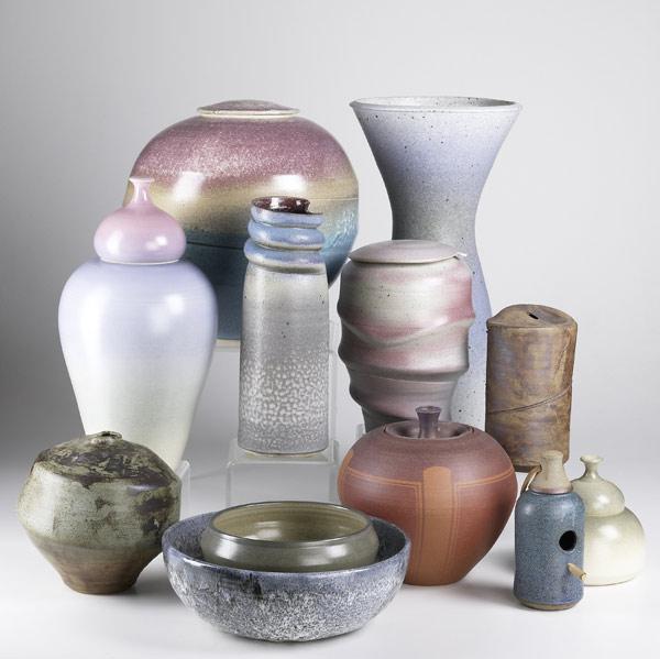 Appraisal: CONTEMPORARY STUDIO POTTERY Twelve pieces include works by John Hair