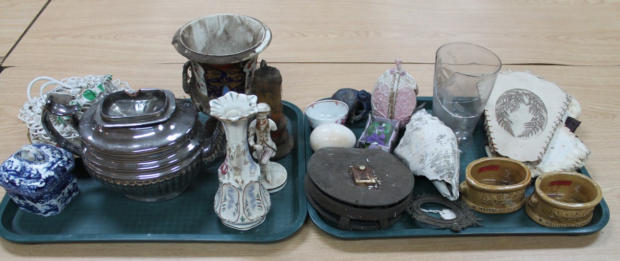 Appraisal: Various early thC pottery porcelain and collectables to include a